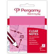 PERGAMY NOTAS TRANSLUCIDAS 76x76mm ROSA 900912